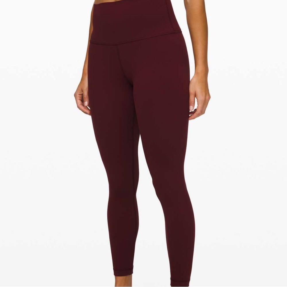 NWT Lululemon Align HR Pant 28” in Garnet